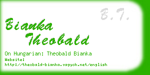 bianka theobald business card